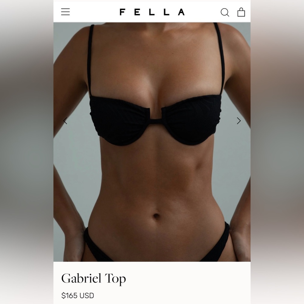 FELLA Swim Gabriel Top. NWT size M - Picture 2 of 6
